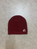 Crimson-Knit Beanie